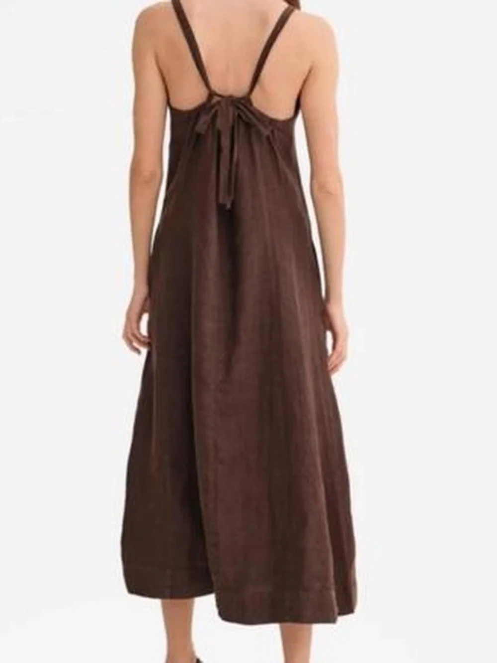 Mate the label linen princess maxi dress organic linen maple XS NWT $218 retail